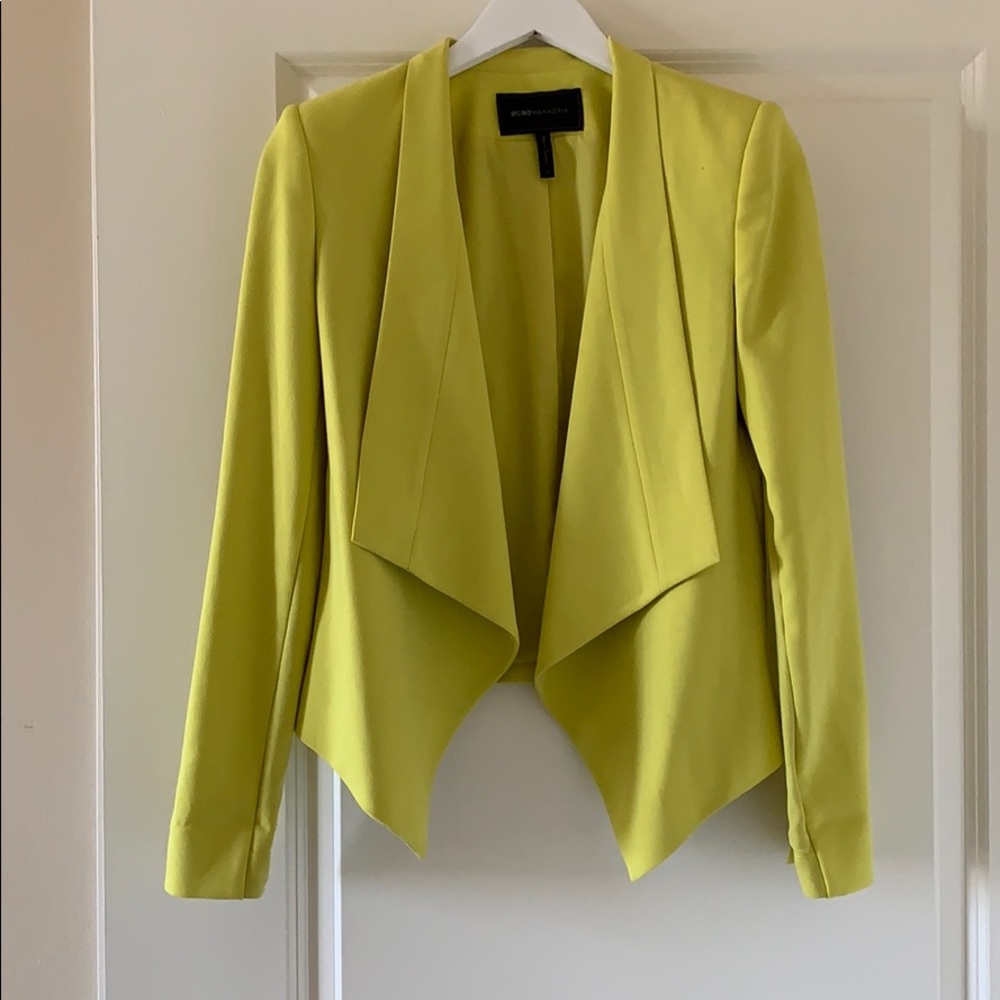 Lime Green, Bold BCBG Blazer